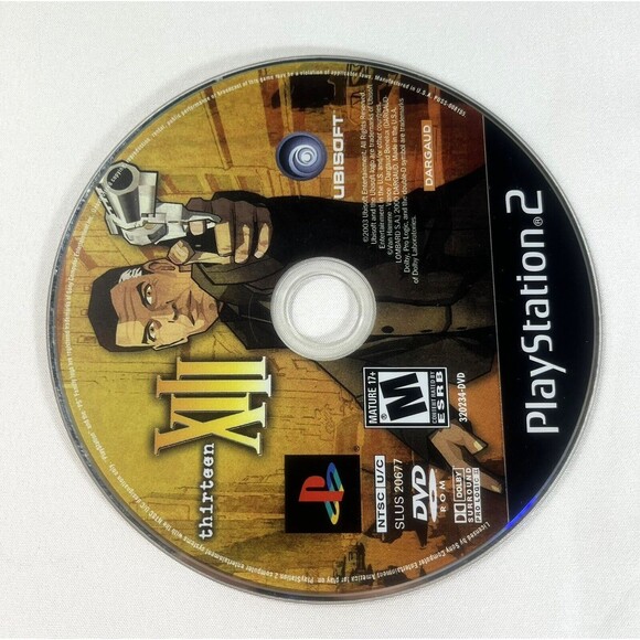 Thirteen XIII Sony PlayStation 2 PS2 Ubisoft 2003 Disc Only Tested Works - Picture 4 of 8
